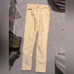 Levi’s Strauss 721 yellow skinny jeans size 29